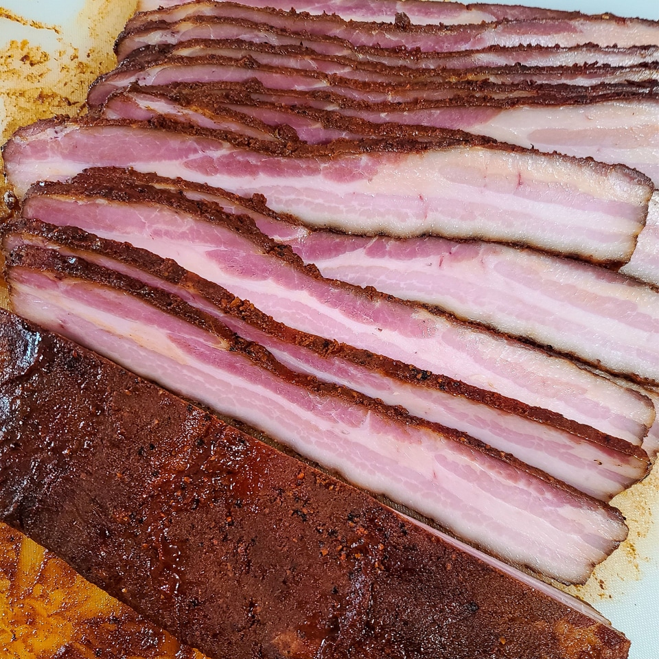 Cherry Wood Smoked Bacon - Down With the Swine - Pasatiempo Barbecue